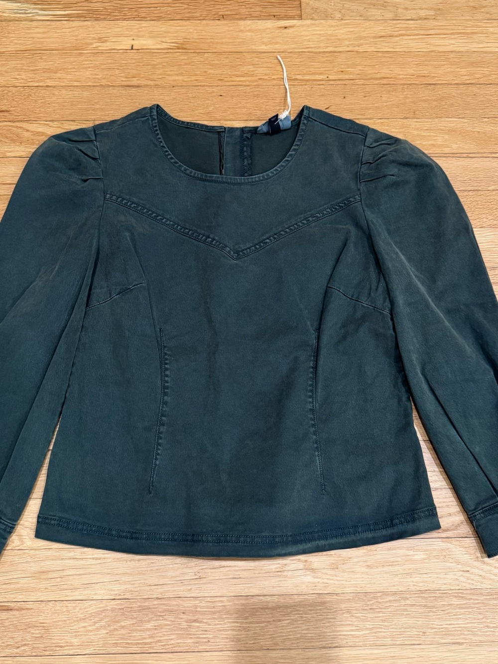 Universal Thread Women’s Long-Sleeve Crewneck Top in Deep Teal Green NWOT